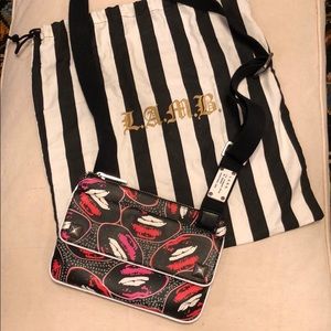L.A.M.B. Crossbody Bag. Kiss Me Print.